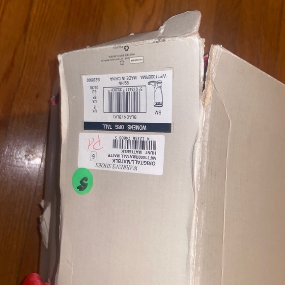 Hunter rain boots matte black - Picture 3 of 4